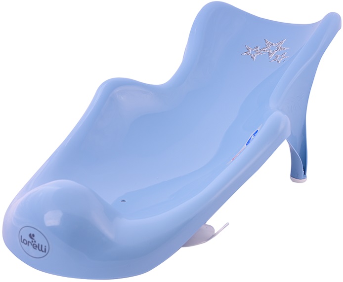 Saltea de baie din plastic Lorelli - Little Stars, Blue
