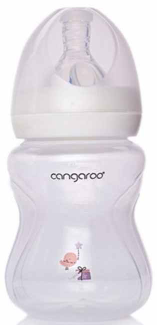 Sticla de plastic Cangaroo - Birdy Blu, 160 ml, C0562, roz