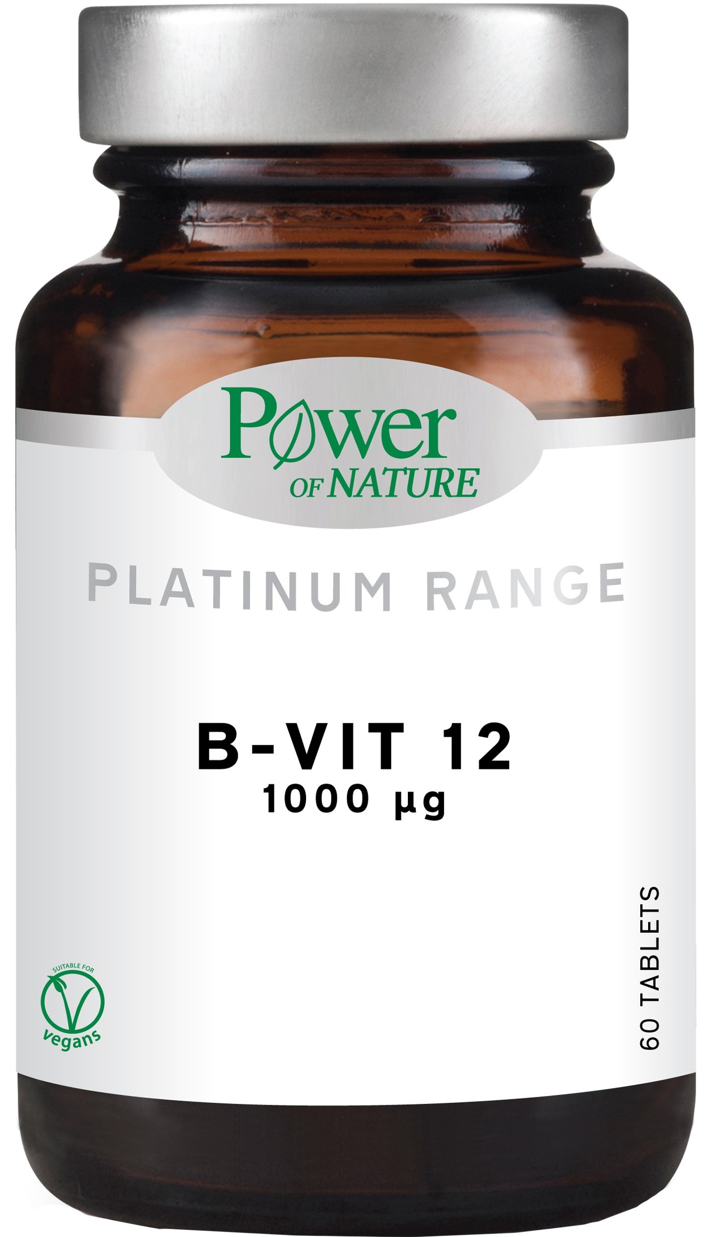 Platinum Range B-Vit 12, 1000 mg, 60 tablete, Power of Nature