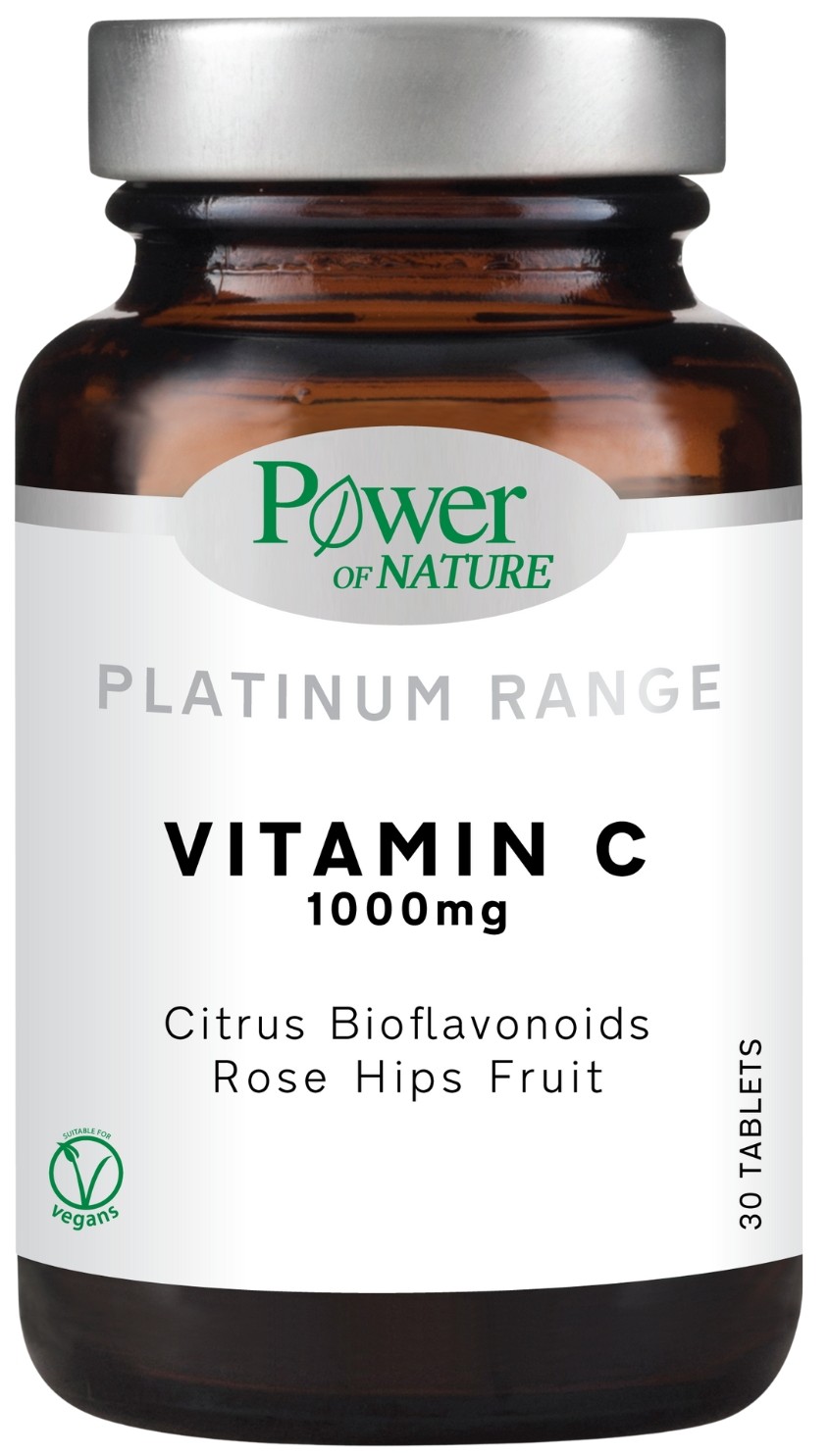 Platinum Range Vitamin C, 1000 mg, 30 tablete, Power of Nature