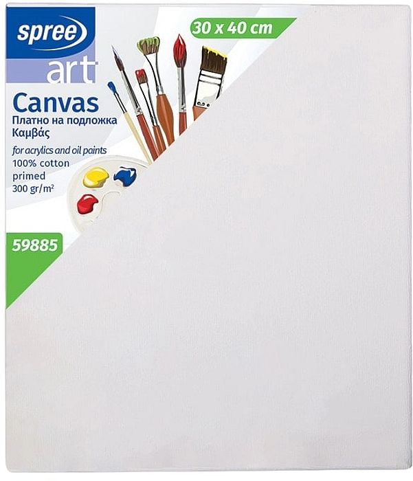 Pânză de pictură pe cadru Spree Art - 30 х 40 cm, 100% bumbac