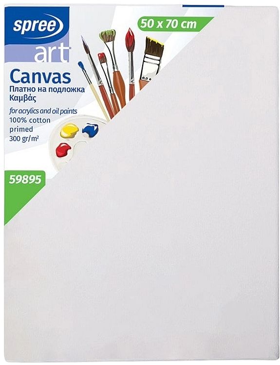 Pânză de pictură pe cadru Spree Art - 50 х 70 cm, 100% bumbac