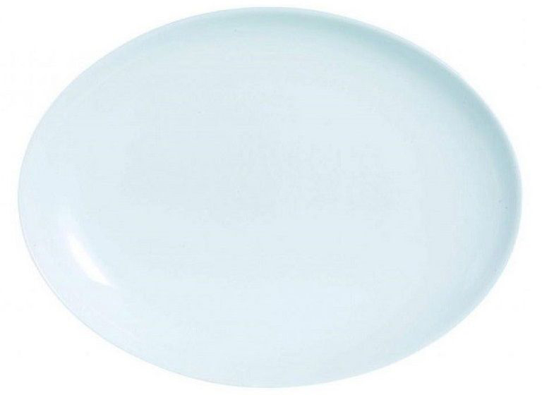 Platou de servire Luminarc - Diwali, 33 х 25 сm, oval, albastru