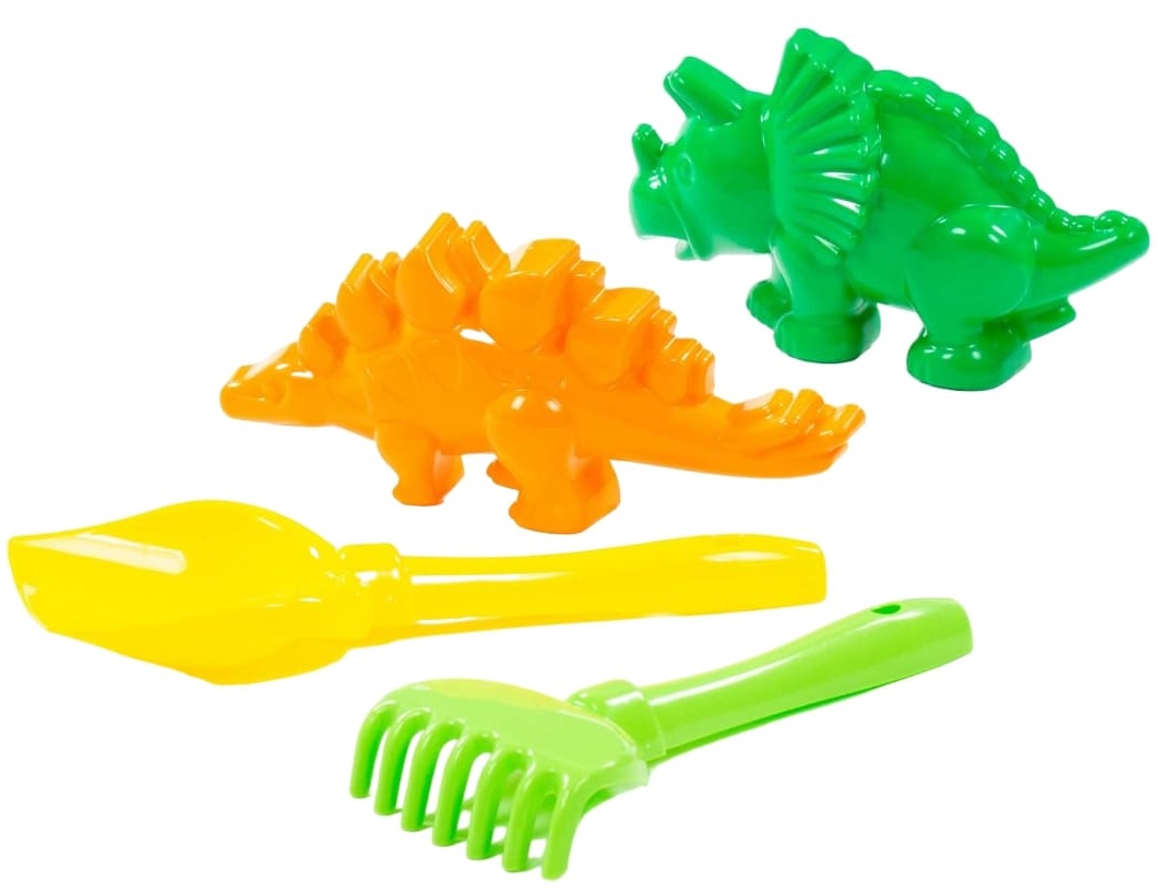 Set de plajă  Polesie Toys - Dinozaur, 4 piese