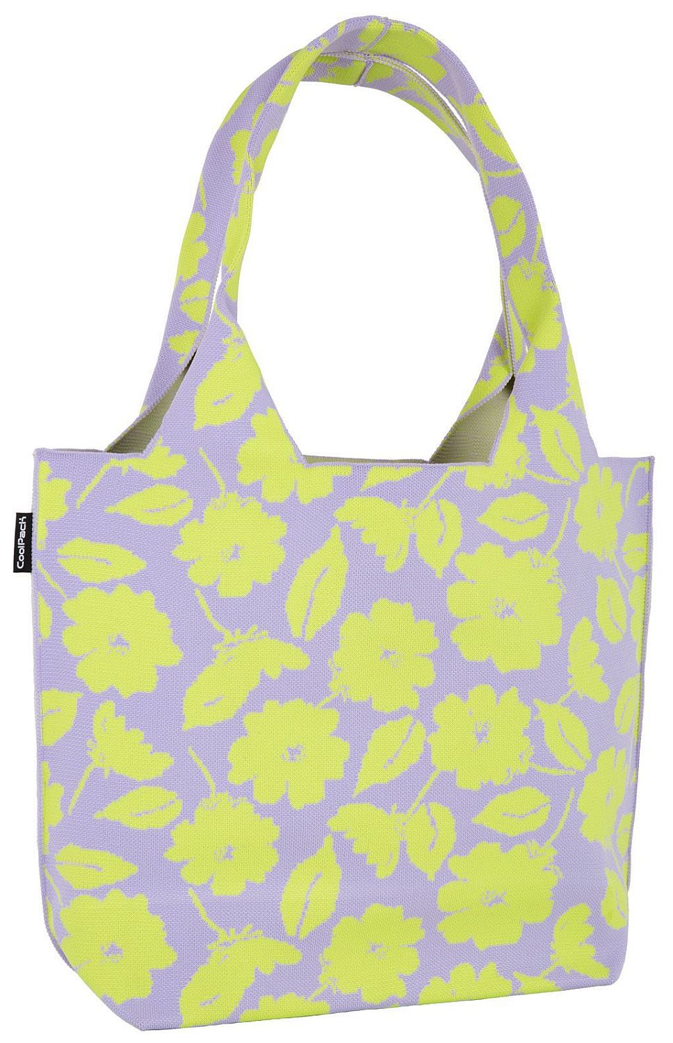 Geantă de umăr tricotată Cool Pack Flores Lila