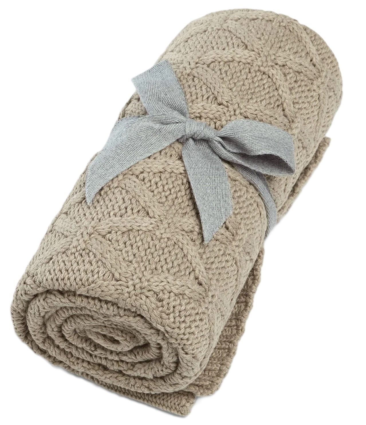 Pătură tricotată Mamas & Papas - Diamond, 70 х 90 cm