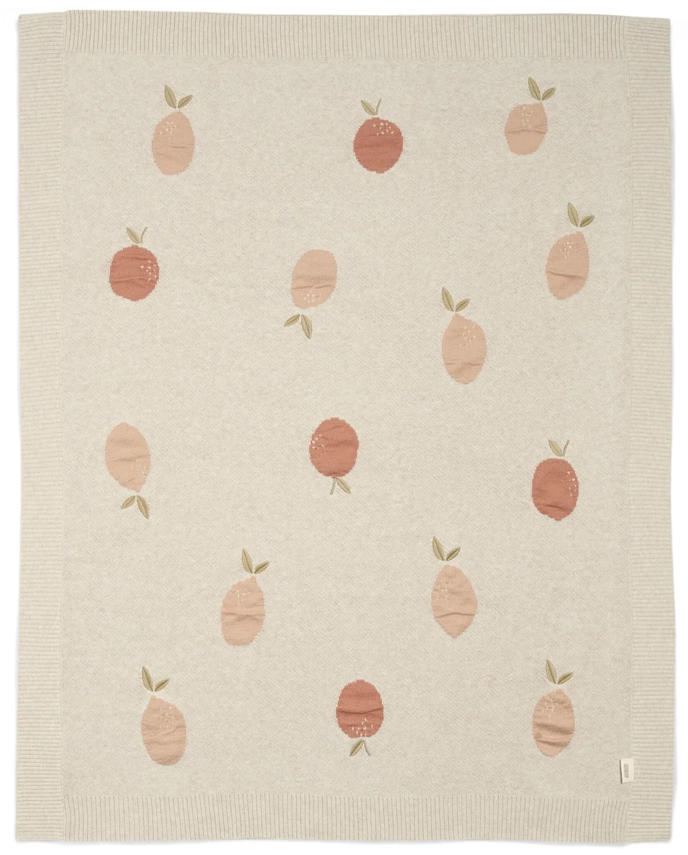 Pătură tricotată Mamas & Papas - Fruit, 70 х 90 cm