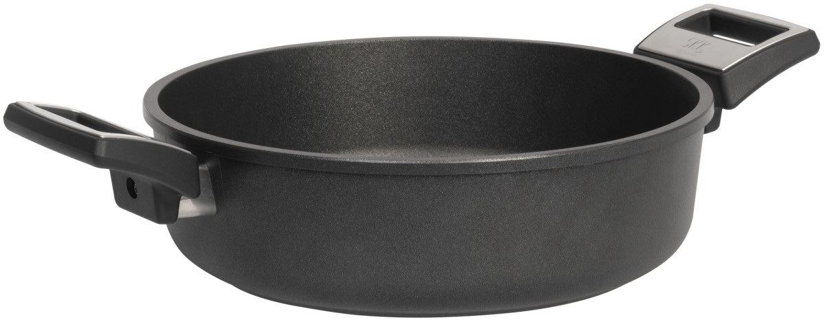Oală plată SKK - 8132, Ø 32 x 8 cm, acoperire antiaderentă