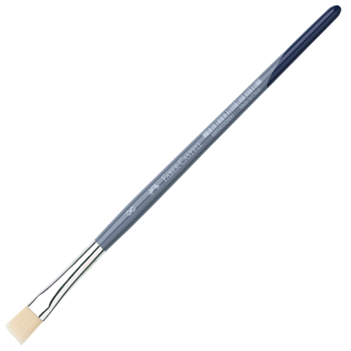 Pensula plata pentru desen  Faber-Castell №8 - Par sintetic