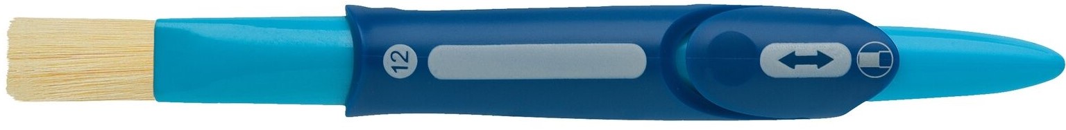 Pensulă de desen plat Faber-Castell Clic & Go - Perie albă, nr. 6