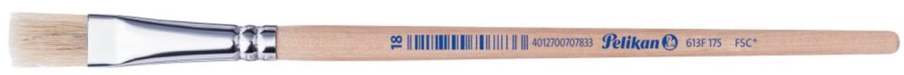 Pensulă de desen plat Pelikan 613F - Natur, №18