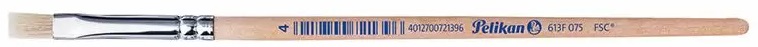 Pensulă de desen plat Pelikan 613F - Natur, №4