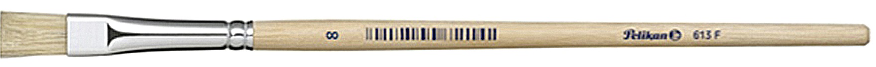 Pensulă de desen plat Pelikan 613F - Natur, №8