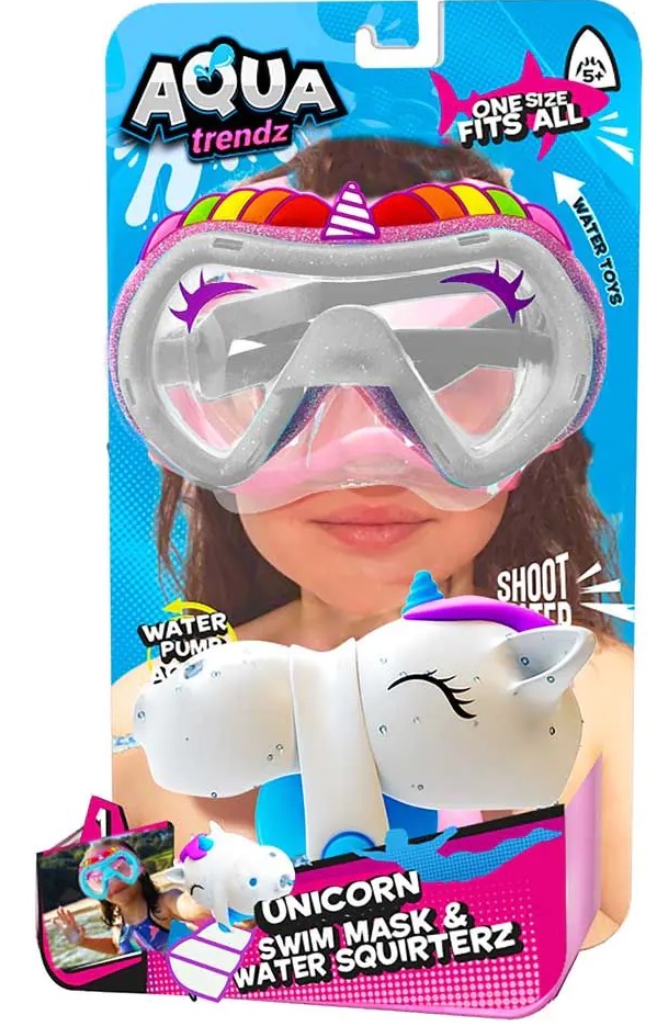 Mască de înot Eolo Toys - cu armă de apă Unicorn