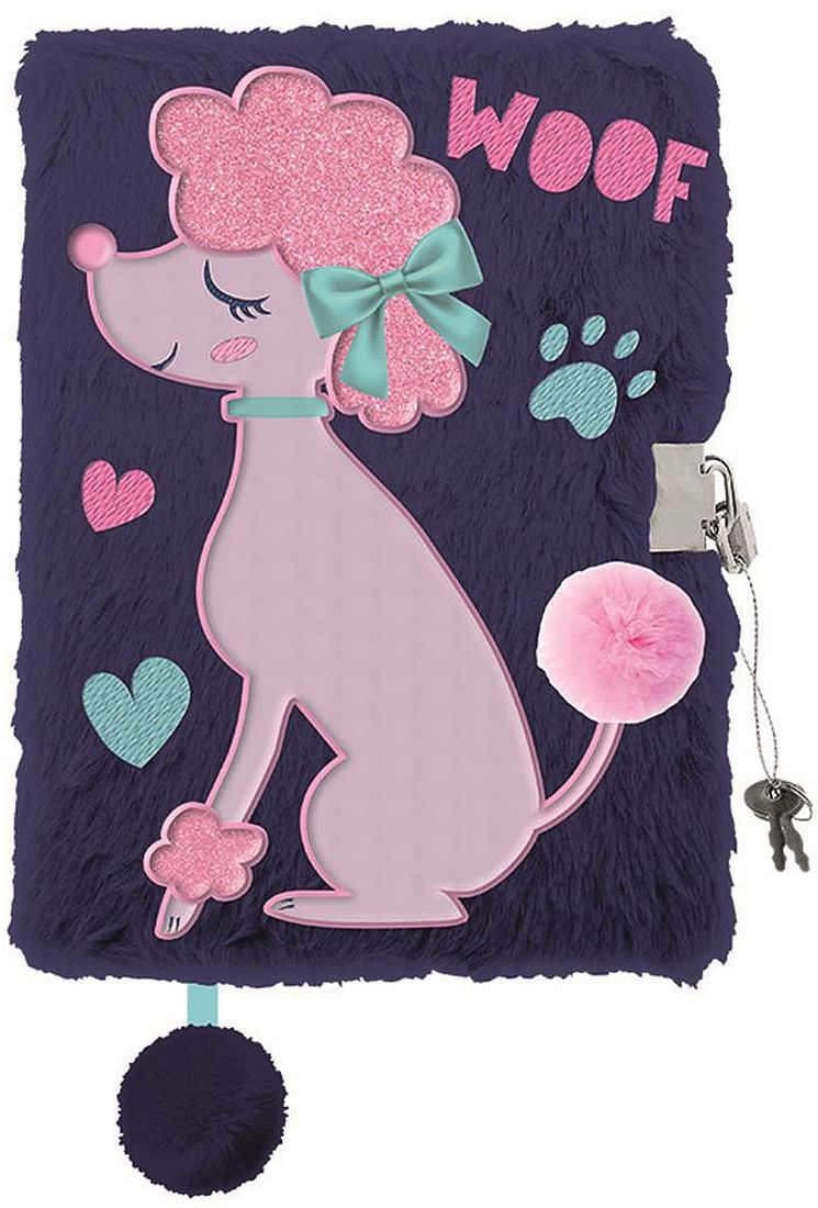 Jurnal secret de pluș  St. Majewski My Little Friend - Lady Poodle