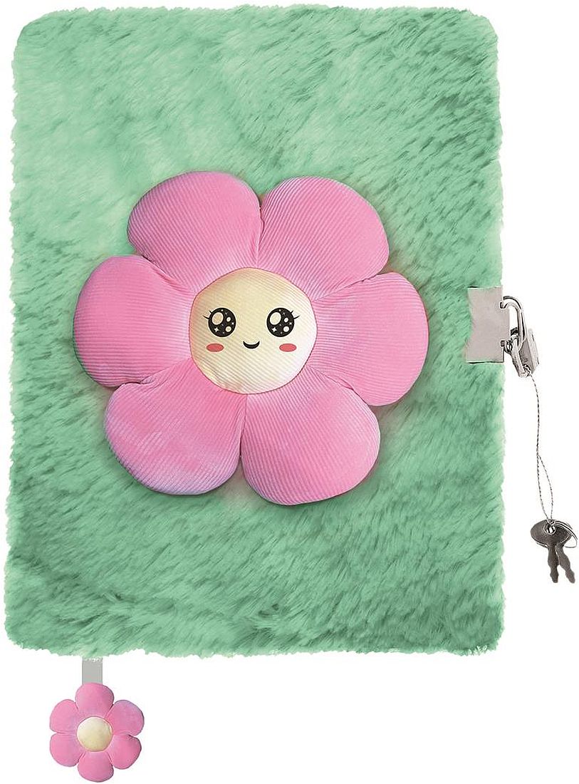 Jurnal secret de pluș  St. Majewski My Little Friend - Pink Flower