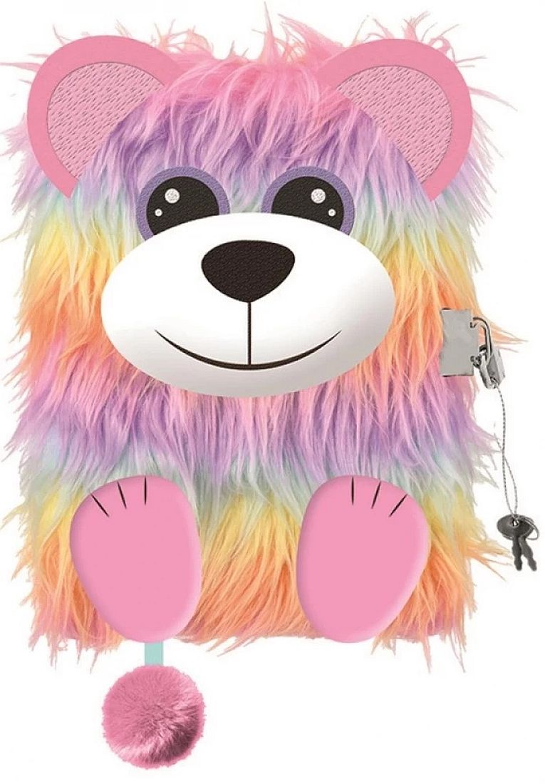 Jurnal secret de pluș  St. Majewski My Little Friend - Rainbow Bear
