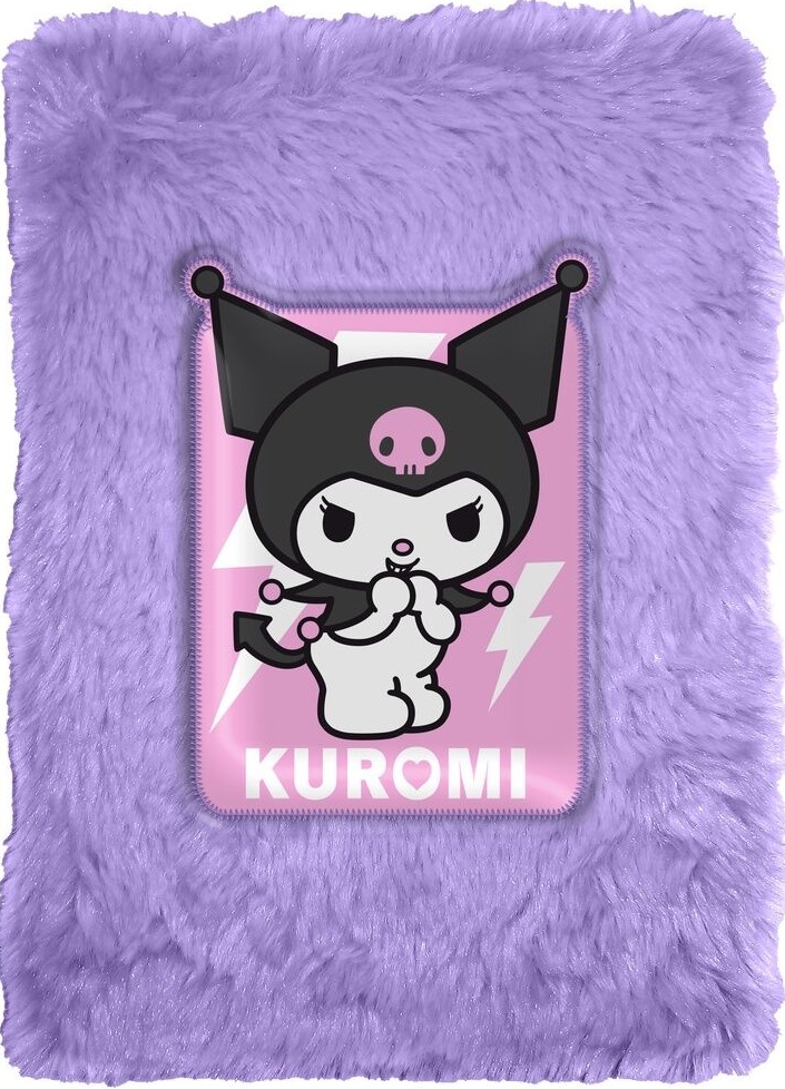 Caiet plușat Kids Licensing Hello Kitty - Kuromi, A5
