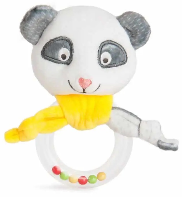 Plus zornaitor pentru copii Amek Toys - Panda, 16 cm