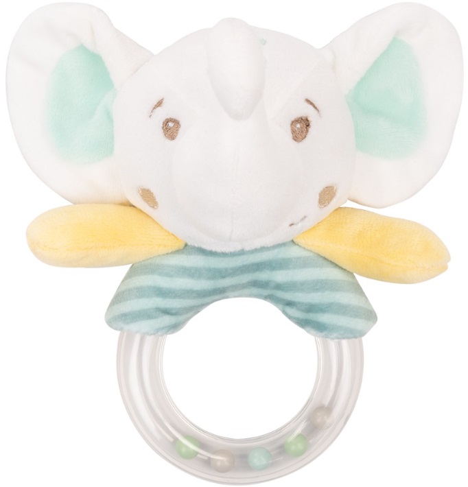 Zornăitoare de pluș KikkaBoo - Elephant Time