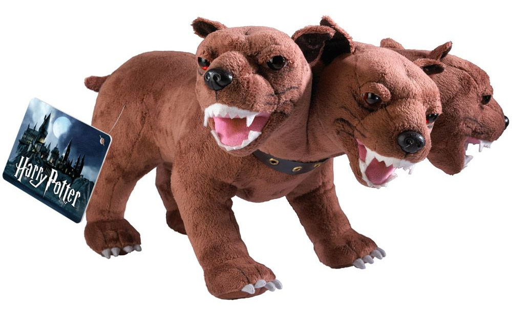 Figurină de plus The Noble Collection Movies: Harry Potter - Fluffy, 30 cm