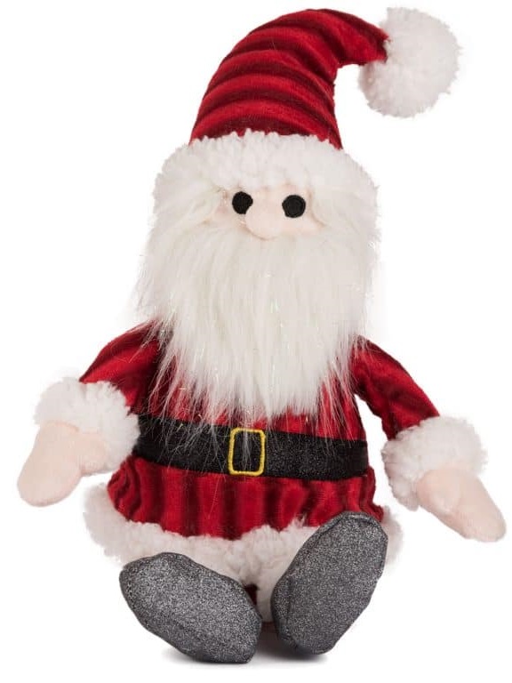 Jucărie de pluș Keel Toys - Moș Crăciun, 30 cm, roșu