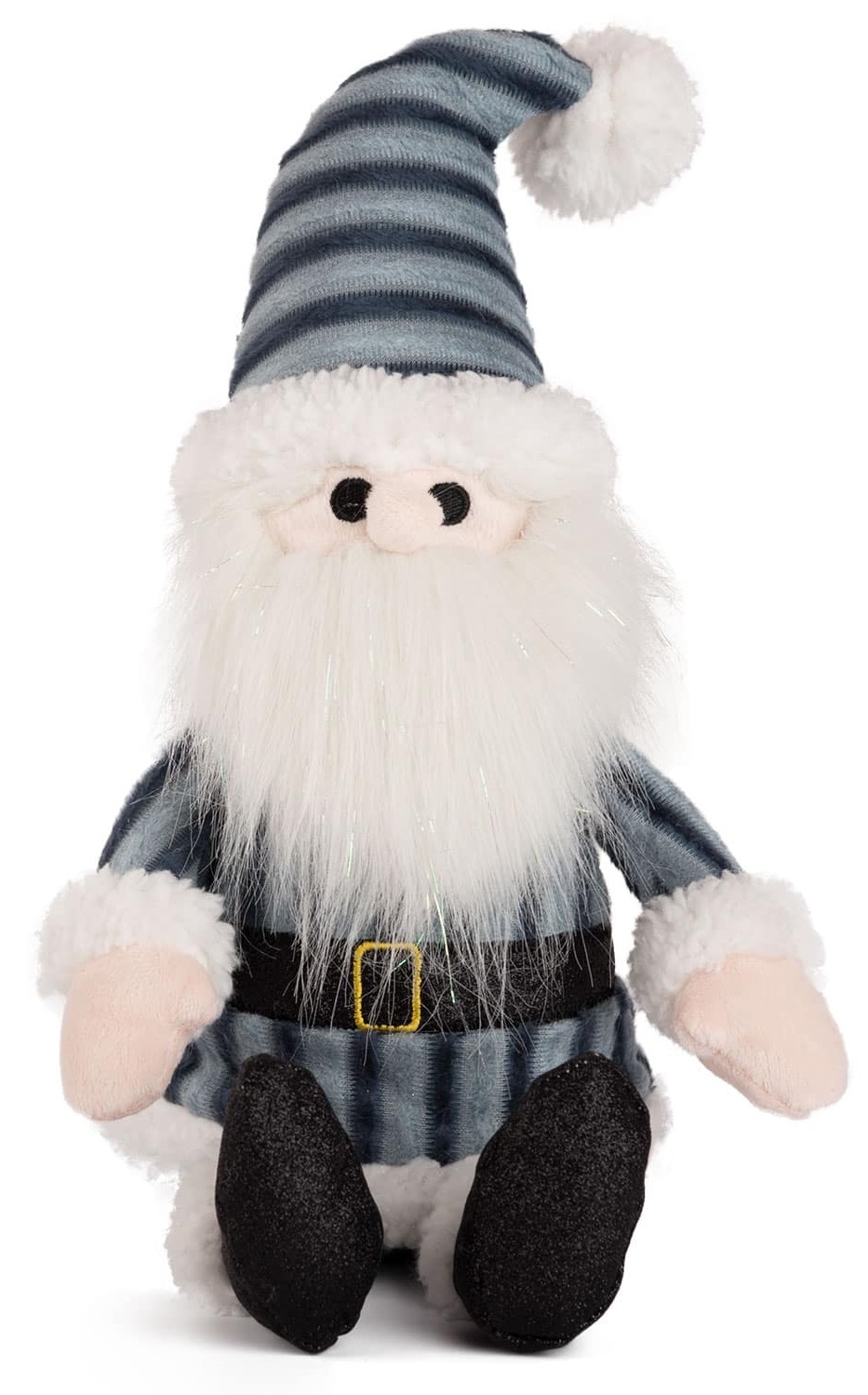 Jucărie de pluș Amek Toys - Moș Crăciun, 30 cm, gri