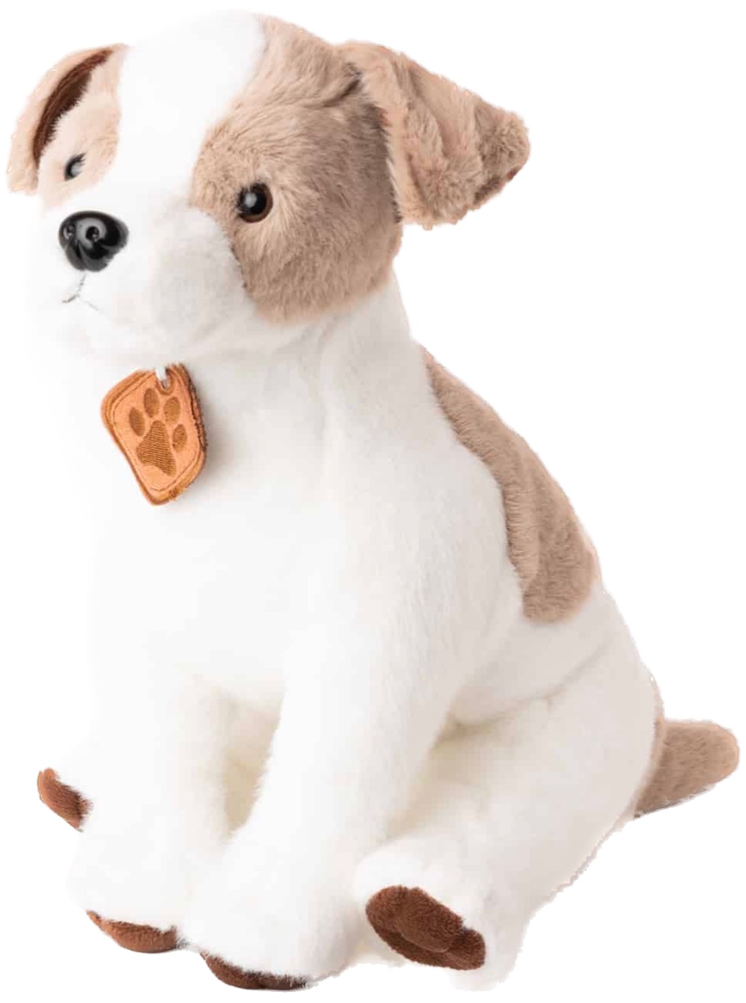 Jucărie de pluș Amek Toys - Jack Russell, bej, 20 cm