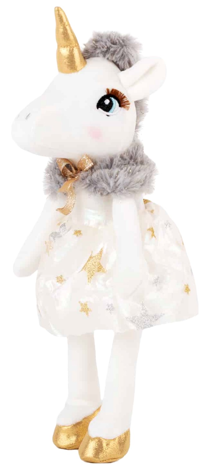 Jucărie de pluș Amek Toys - Unicorn, 20 cm