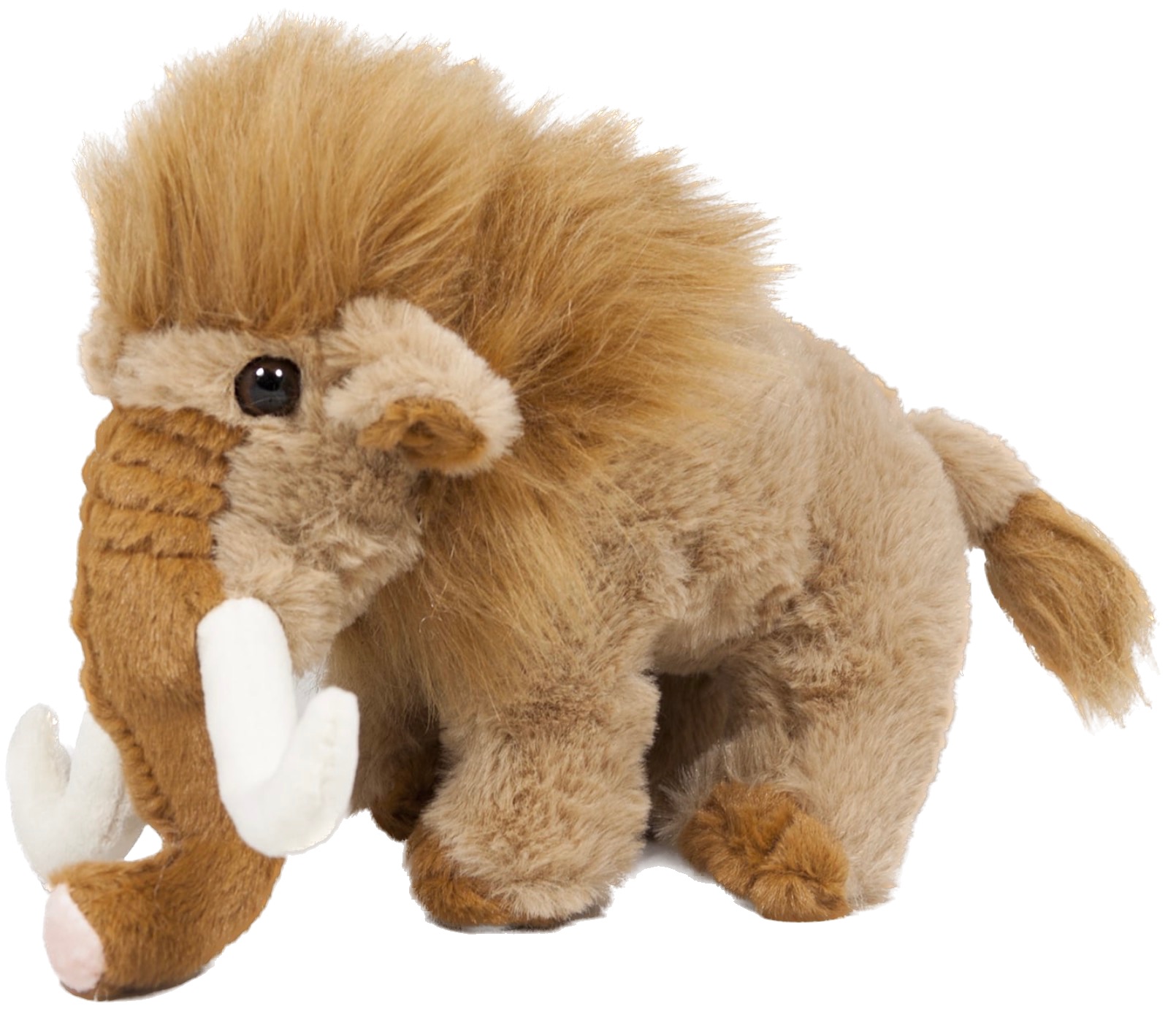 Jucărie de pluș Amek Toys - Mamut în poziție verticală, 20 cm