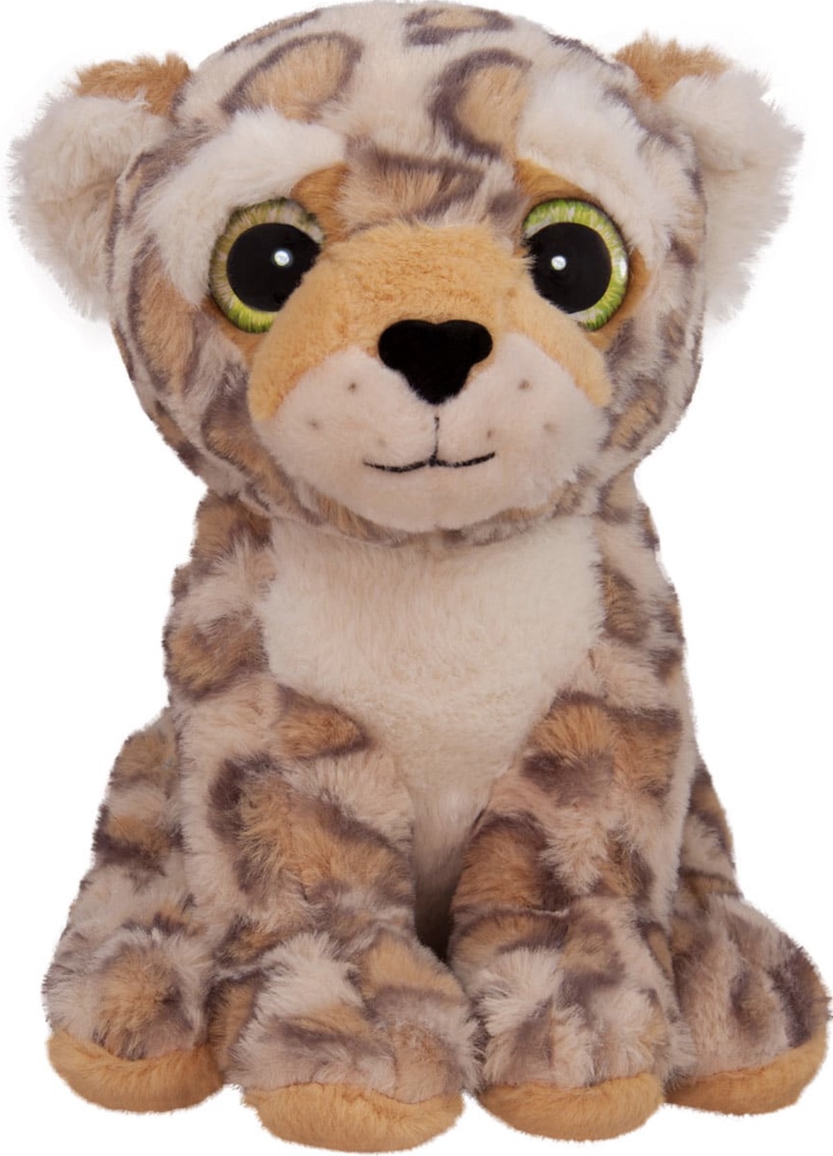 Jucărie de pluș Amek Toys - Leopard cu ochi 3D, 24 cm
