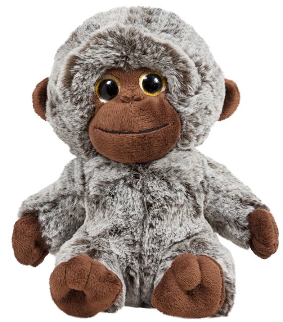 Jucărie de pluș Amek Toys - Maimuță, melange, 45 cm