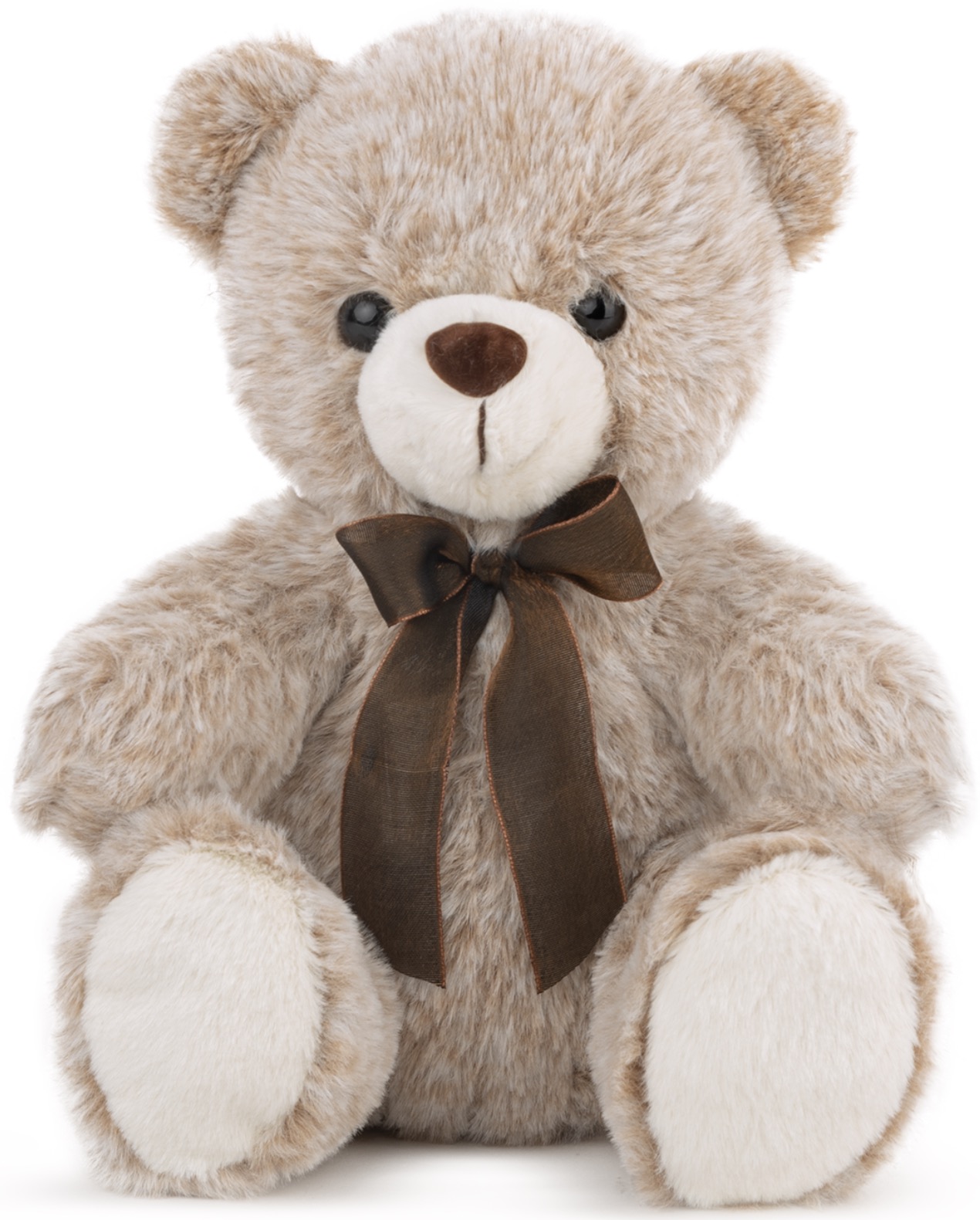 Jucărie de pluș Amek Toys - Urs, bej melange, 24 cm