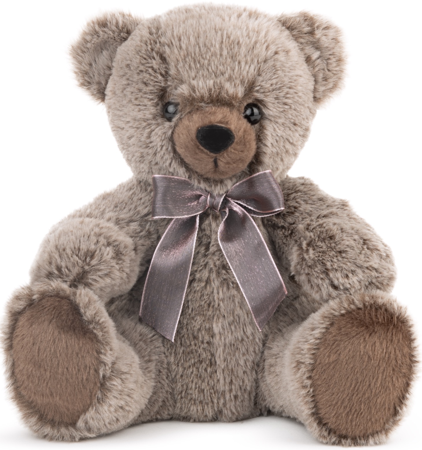 Jucărie de pluș Amek Toys - Urs, maro melange, 24 cm
