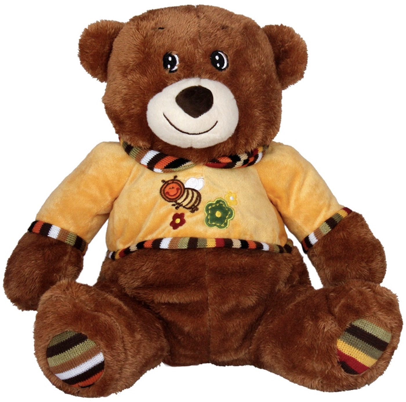 Jucărie de pluș Amek Toys - Ursuleț de pluș cu bluză, 35 cm