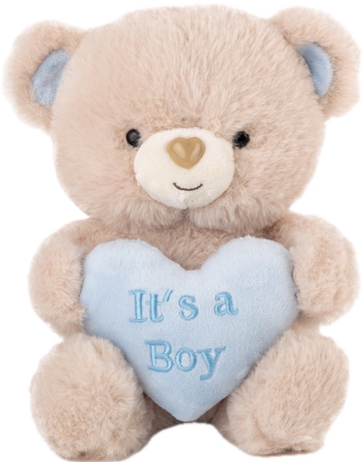 Jucărie de pluș  Amek Toys  - Ursul cu inima albastră “It’s a Boy”, 21 cm