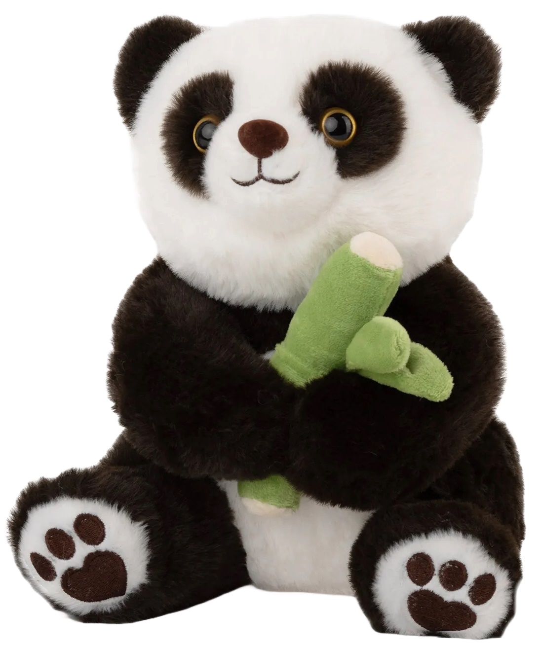 Jucărie de pluș  Amek Toys  - Panda cu bambus, 23 cm