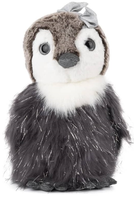 Jucărie de pluș Keel Toys - Pinguin cu panglică, 33 cm