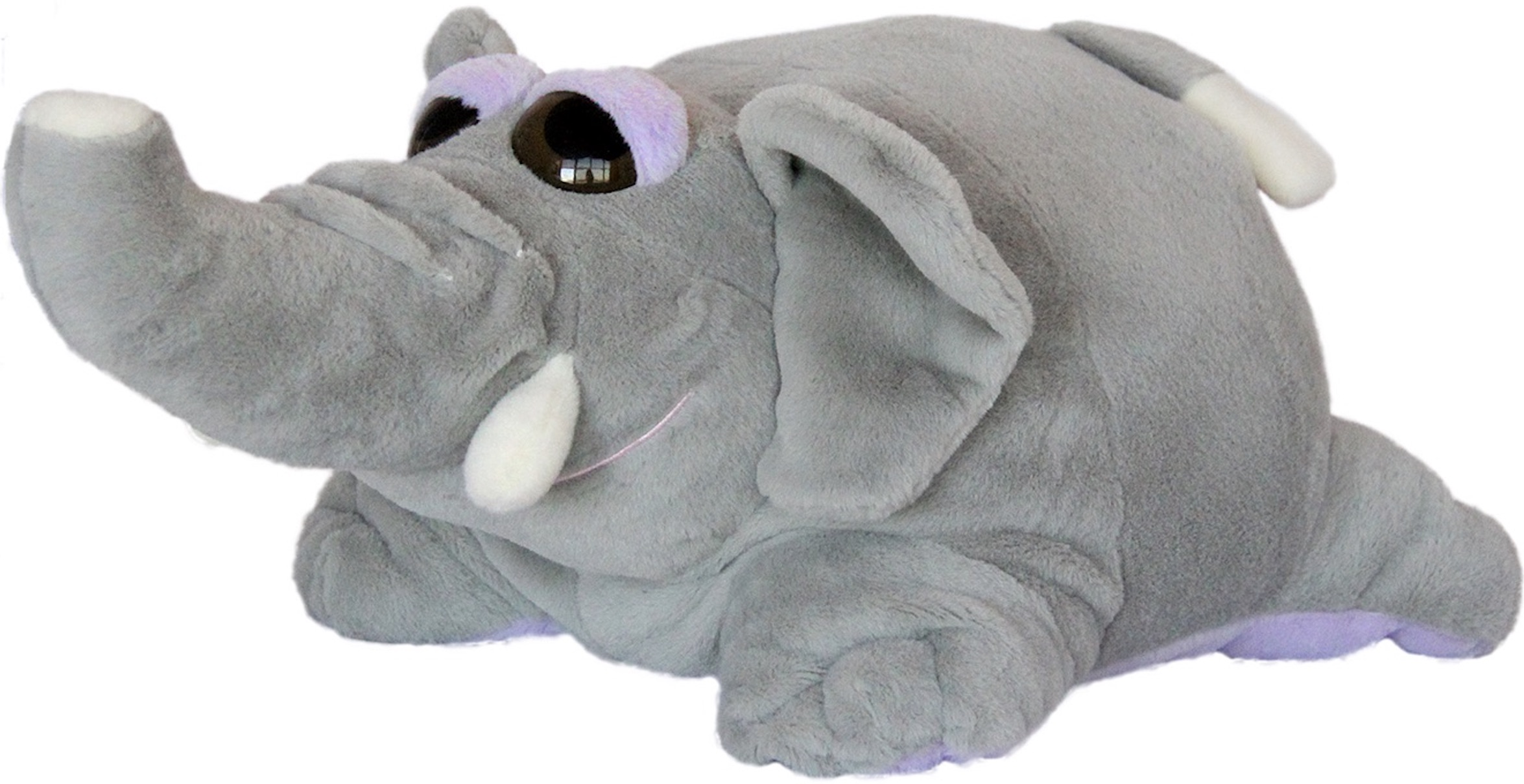 Jucărie de pluș Amek Toys - Elefant, 36 cm