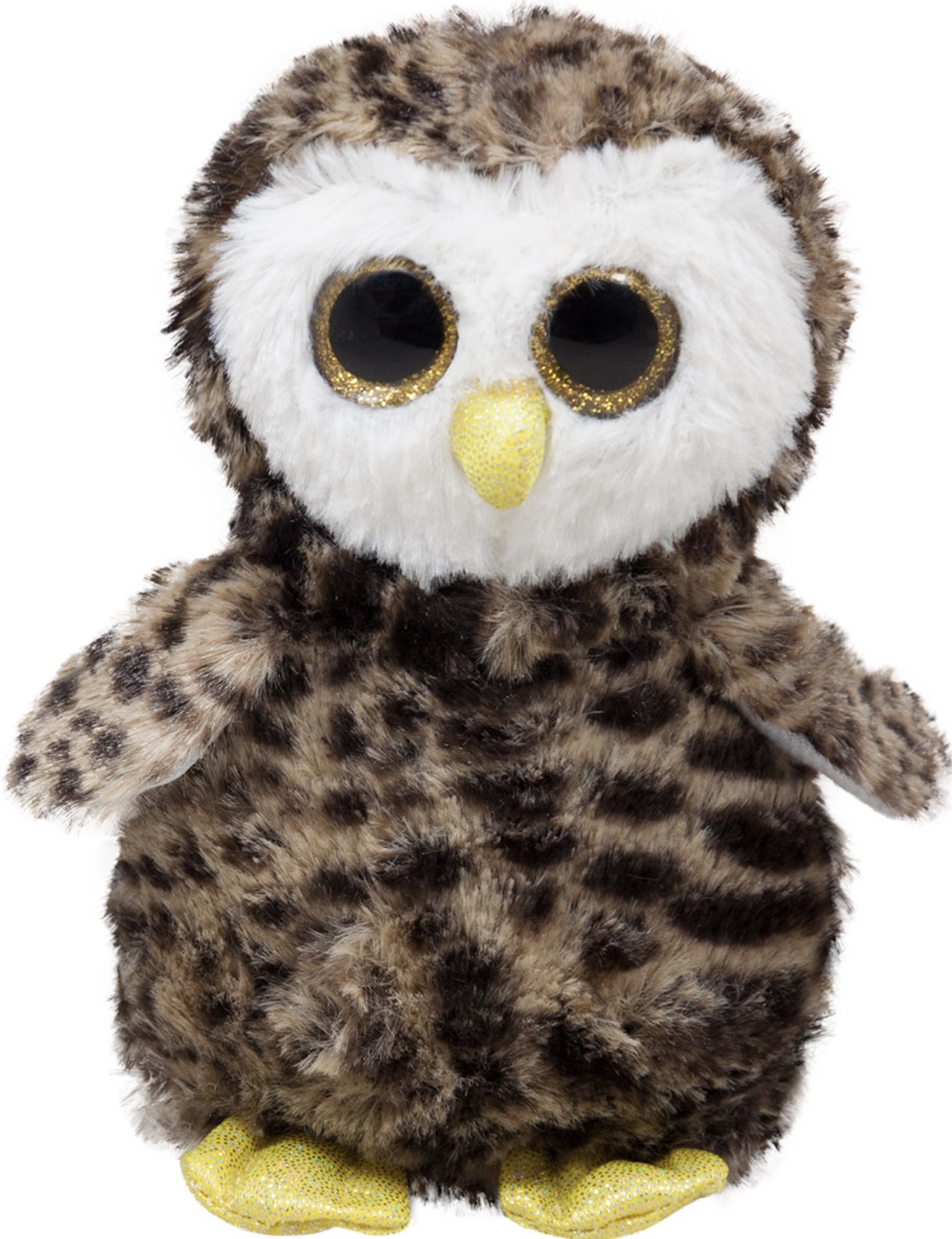 Jucărie de pluș Amek Toys - Bufniță, maro, 25 cm