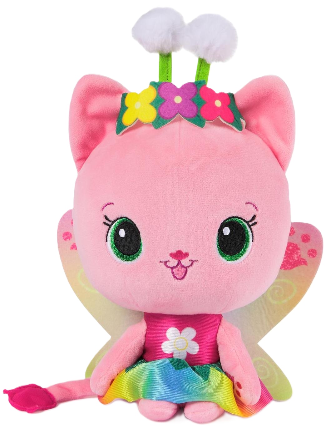 Jucărie de pluș Gabby's Dollhouse - Fairylandia, pisoi strălucitor, Kitty Fairy, 35 cm