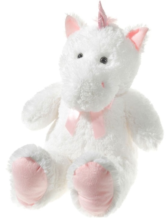 Jucarie de plus Heunec - Unicorn, alb, 60 cm