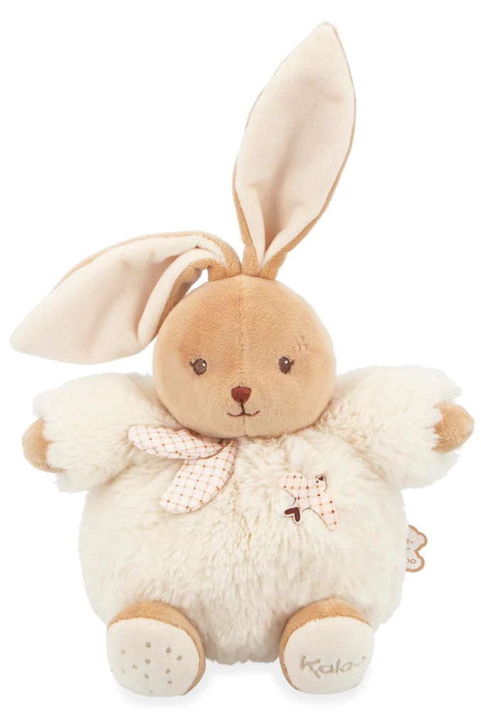 Jucărie de pluș Kaloo – Patapouf, cremos, 17 cm