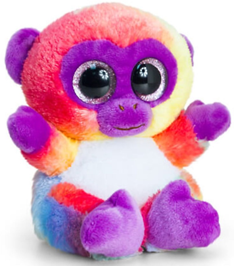 Jucarie de plus Keel Toys Animotsu - Maimutica, colorata, 15 cm