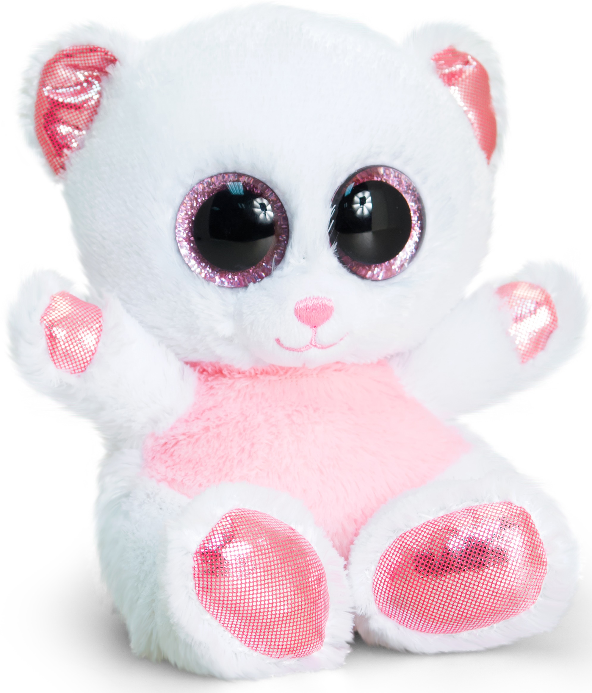 Jucarie de plus Keel Toys Animotsu - Ursulet, roz , 15 cm