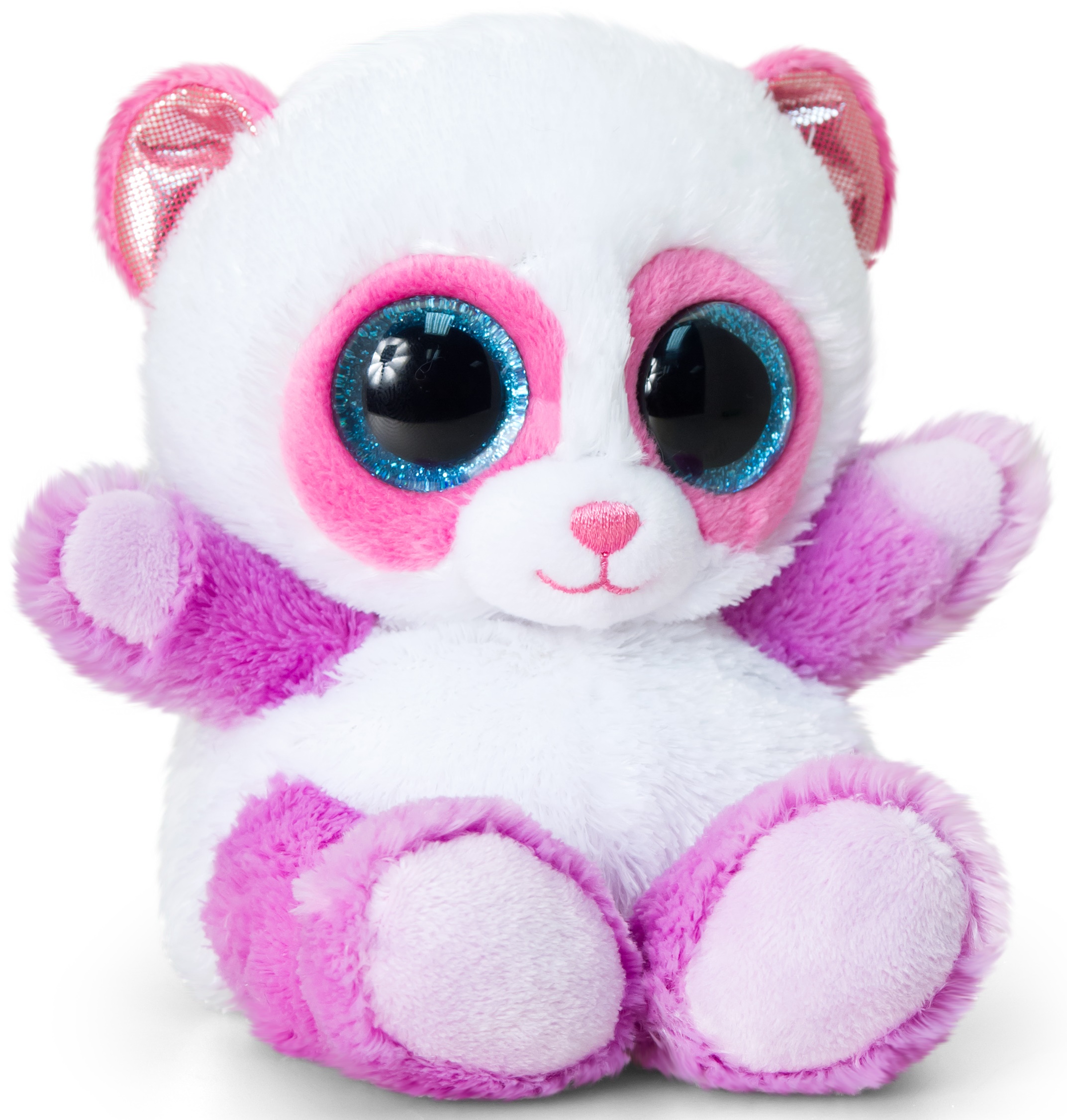 Jucarie de plus Keel Toys Animotsu - Panda, mov, 15 cm