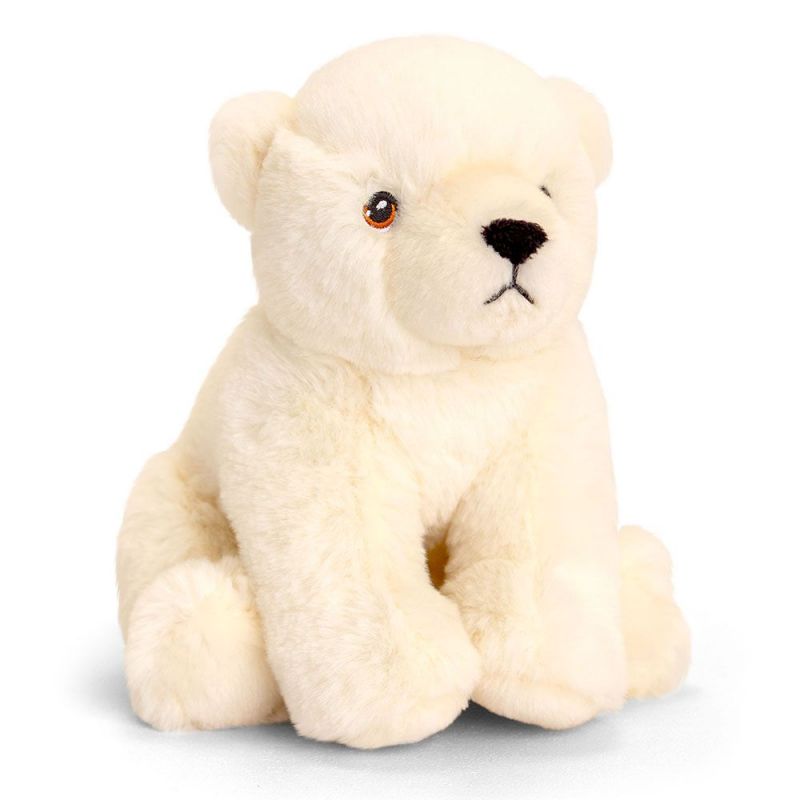 Jucarie de plus Keel Toys Eco - Urs polar, 25 cm