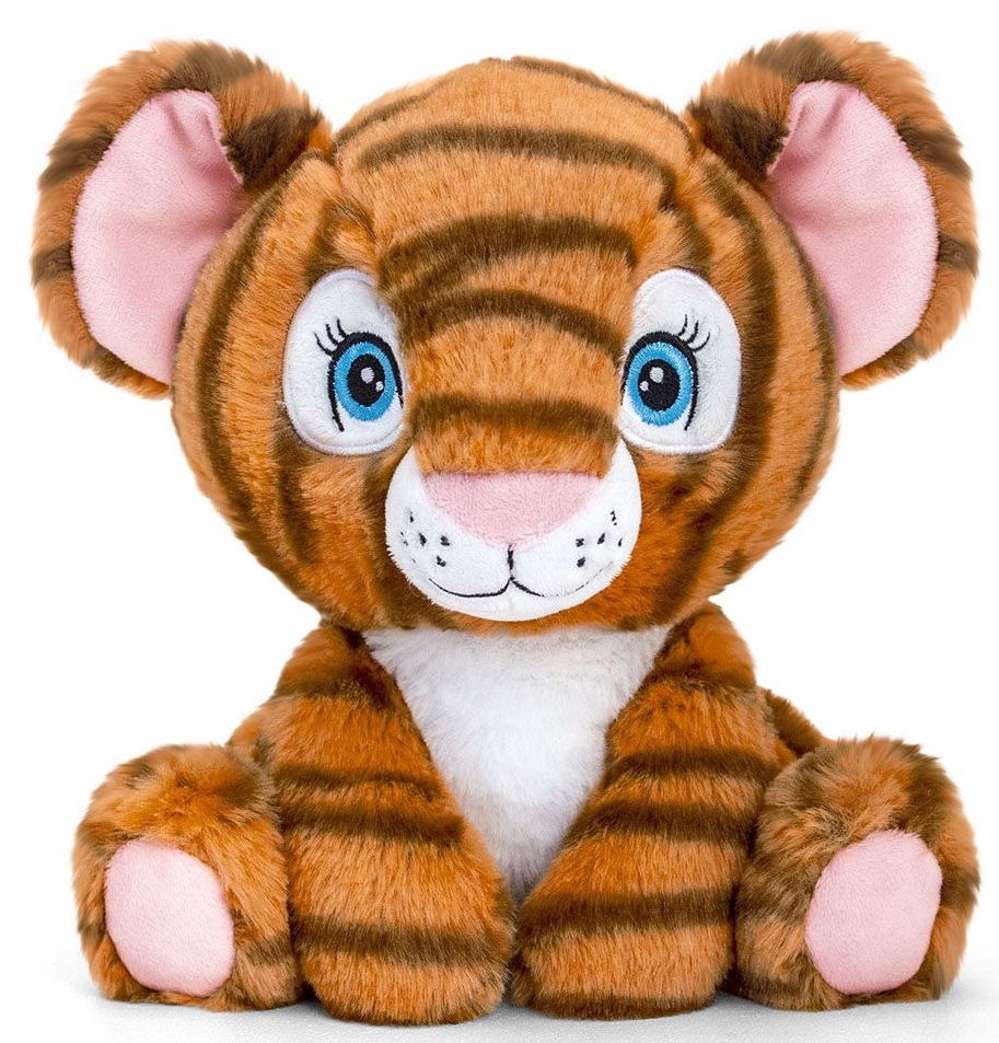 Jucarie de plus Keel Toys Keeleco Adoptable World - Tigru, 25 cm