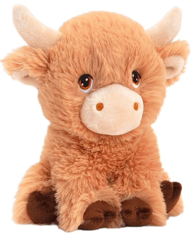 Keel Toys Keeleco Jucărie de pluș Keeleco - Vacă blondă, maro, 18 cm