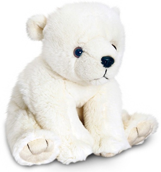 Jucarie de plus Keel Toys Wild - Urs polar, 25 cm